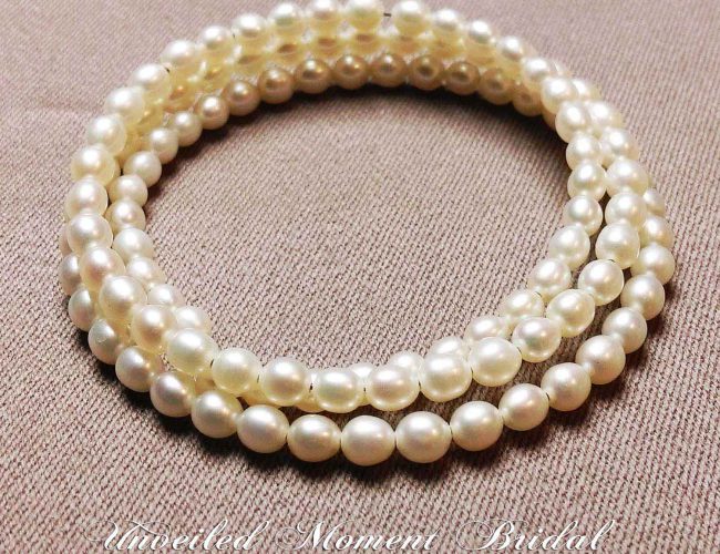 3-loop Cultured Pearls Wristband 繞三圈養珍珠手環 (UA006003)
